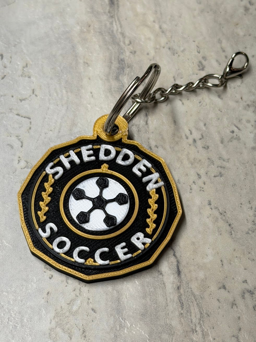 Shedden Soccer Emblem Keychain