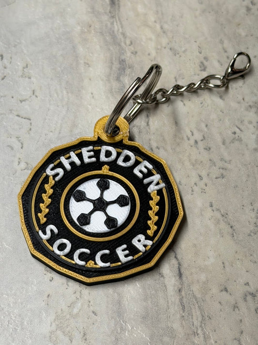Shedden Soccer Emblem Keychain